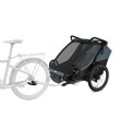 Detský cyklovozík Thule Chariot Cab 2 Dark Slate + Run Set