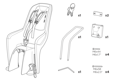 Detská cyklosedačka Thule RideAlong 2 LITE Dark Gray