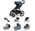 Športový kočík Thule Urban Glide 4-wheel Dark Slate 7 in 1 - korbička Mid Blue