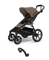Športový kočík Thule Urban Glide 4-wheel Tinted taupe + madlo