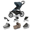 Športový kočík Urban Glide 3 Dark Slate 7 in 1 tmavo hnedá korbička
