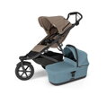 Športový kočík Urban Glide 3 Tinded Taupe + korbička Mid Blue