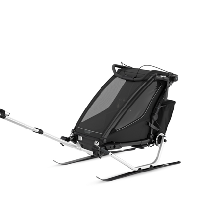 Detský cyklovozík Thule Chariot Sport 2 Single Black Ski