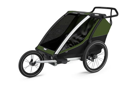 Detský cyklovozík Thule Chariot Cab 2 Cypress Green + RunSet