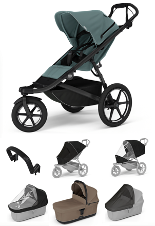Športový kočík  Thule Urban Glide 3 Mid-blue 7 in 1 Blue and Tinded Taupe Športový kočík  Thule Urban Glide 3 Mid-blue 7 in 1 Blue and Tinded Taupe