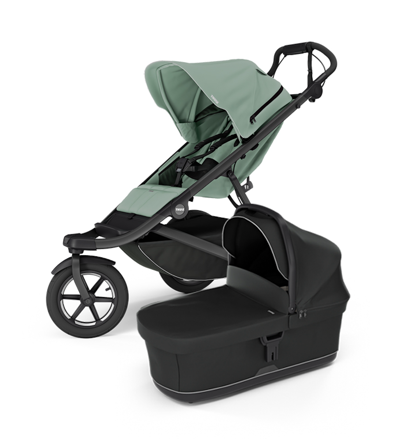 Športový kočík Urban Glide 3 Mist Green + čierna korbička