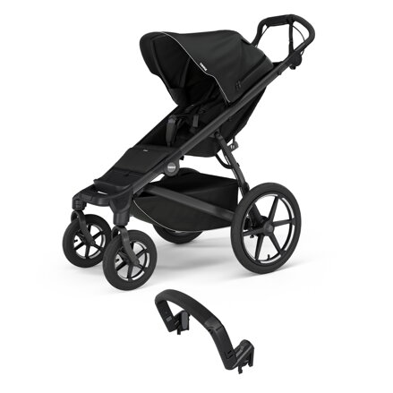 Športový kočík  Thule Urban Glide 4-wheel Black + madlo