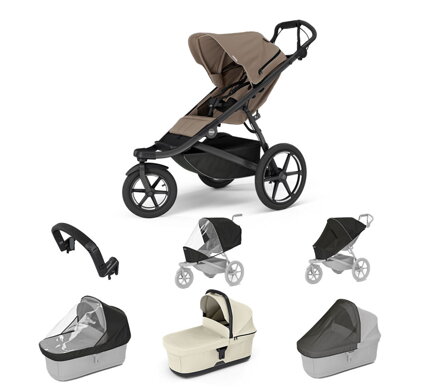Športový kočík Urban Glide 3 Tinded Taupe 7 in 1 Biege