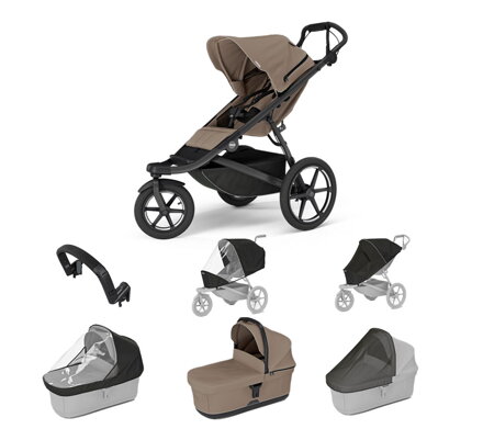 Športový kočík Urban Glide 3 Tinded Taupe 7 in 1 Tinted Taupe