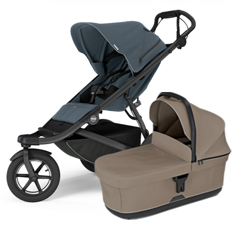 Športový kočík Urban Glide 3 Dark Slate + korbička
