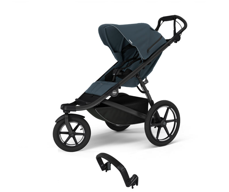 Športový kočík Urban Glide 3 Dark Slate + madlo