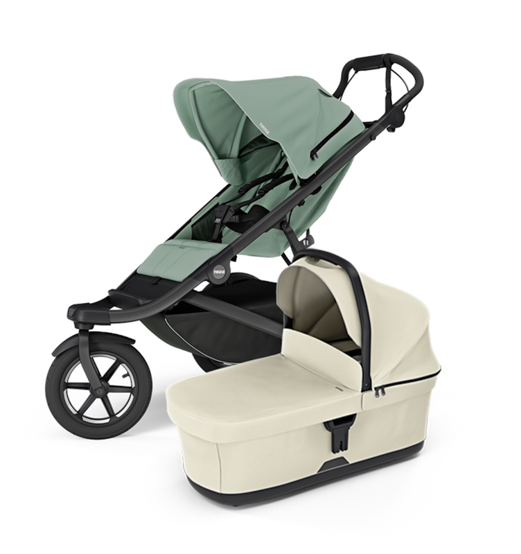 Športový kočík Urban Glide 3 Mist Green + béžová korbička