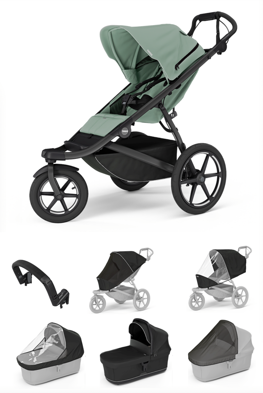 Športový kočík Urban Glide 3 Mist Green 7 in 1 Black