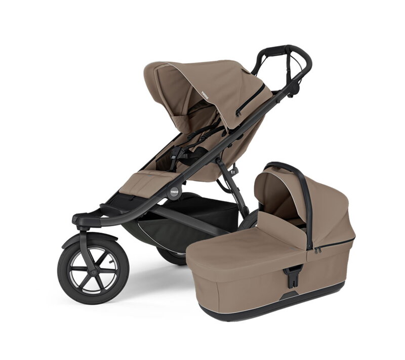 Športový kočík Urban Glide 3 Tinded Taupe + korbička Tinted Taupe