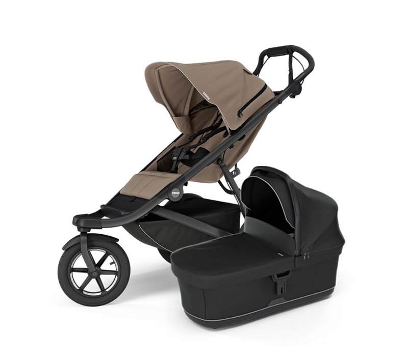 Športový kočík Urban Glide 3 Tinded Taupe + korbička Black
