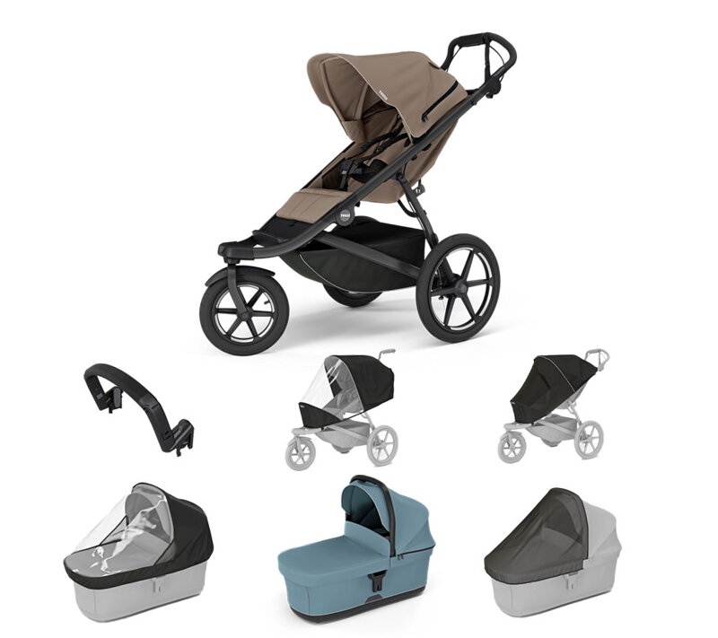 Športový kočík Urban Glide 3 Tinded Taupe 7 in 1 Mid Blue